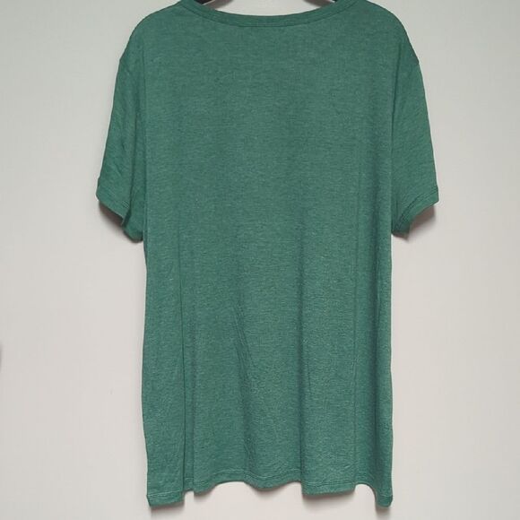 Casual Green Short Sleeve Tee - Picture 4 of 5
